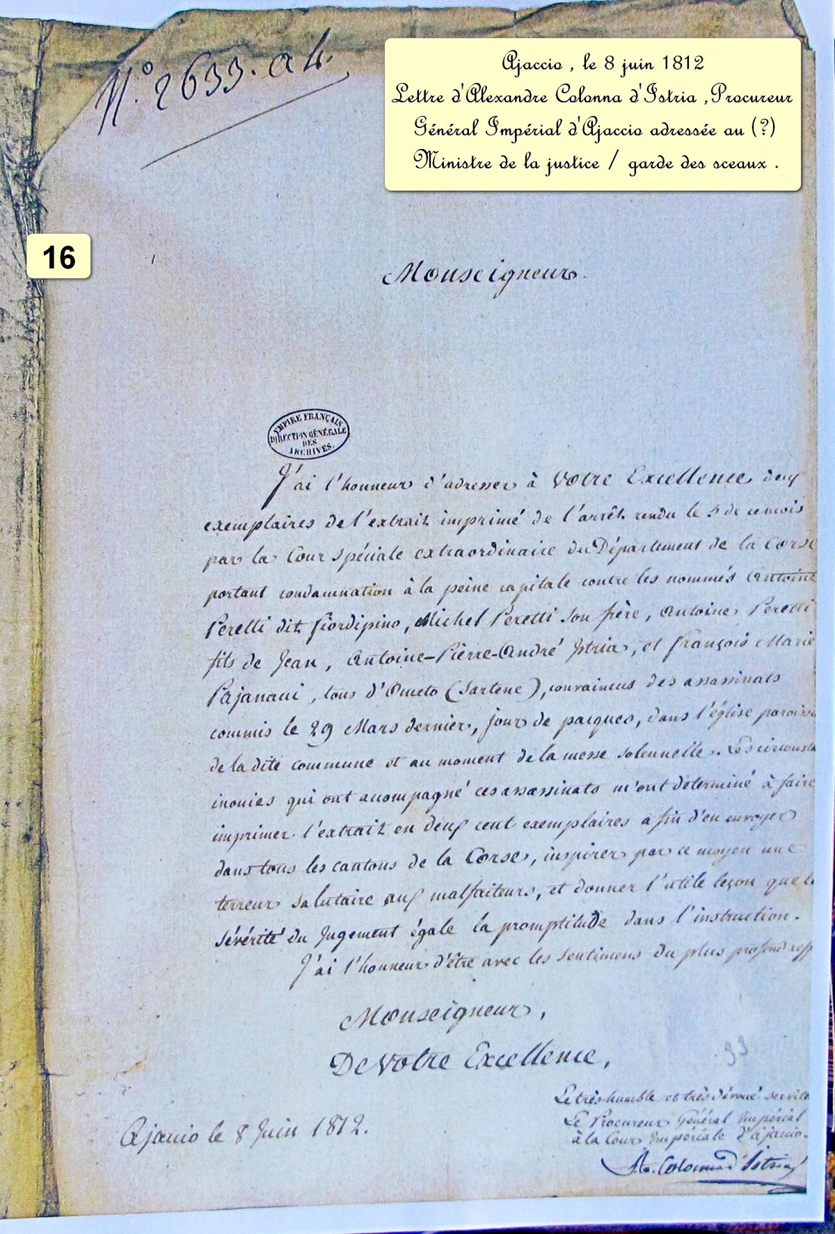 Olmeto meurtre messepascale 16