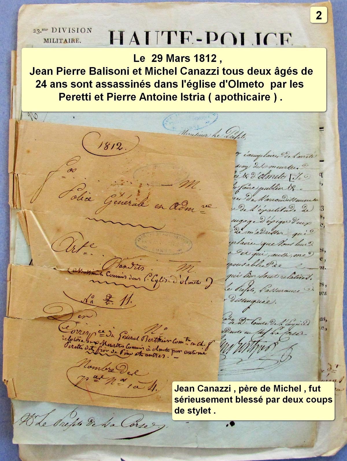 Olmeto meurtre messe pascale 2