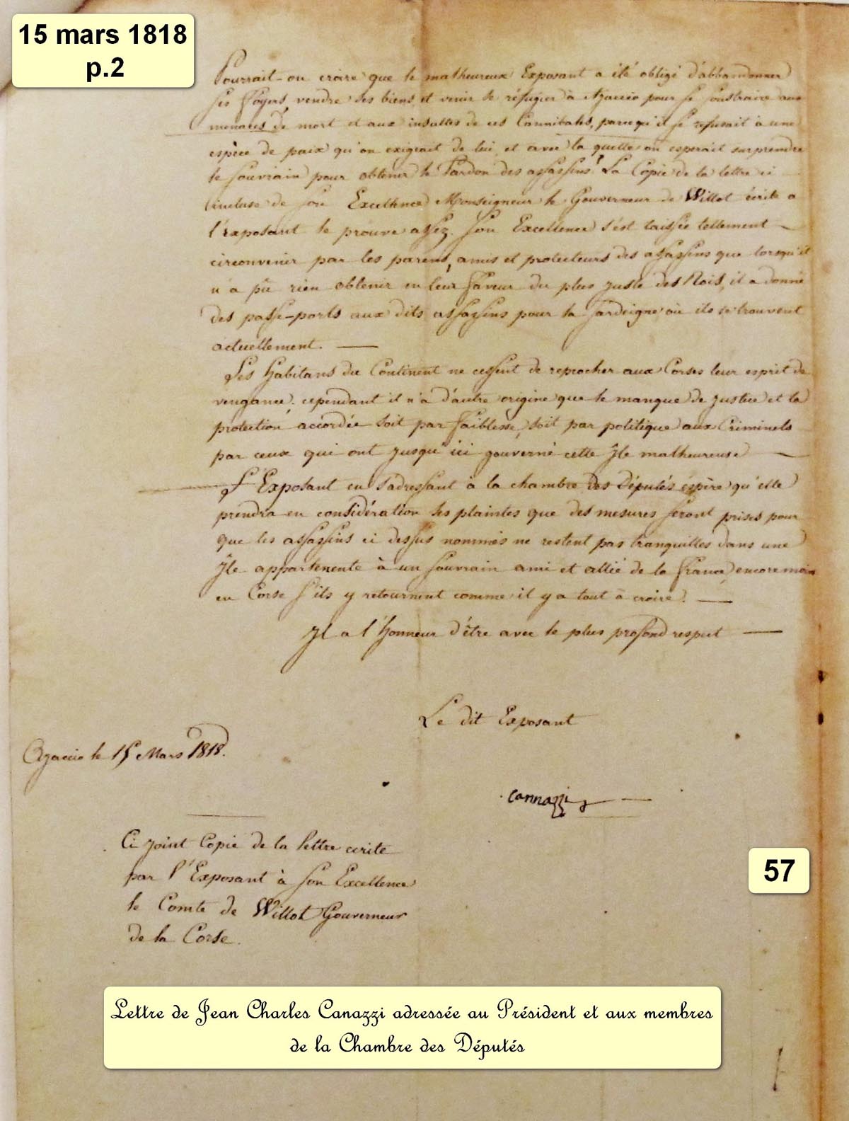 Olmeto meurtre messe pascale 57