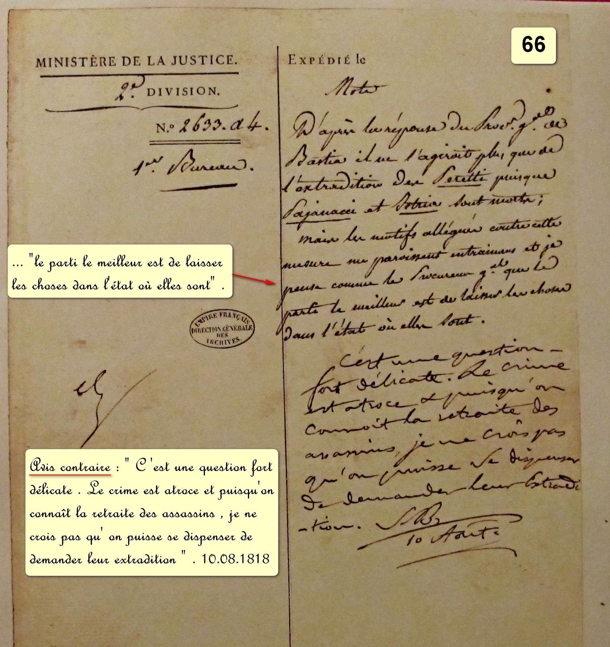 Olmeto meurtre messe pascale 66
