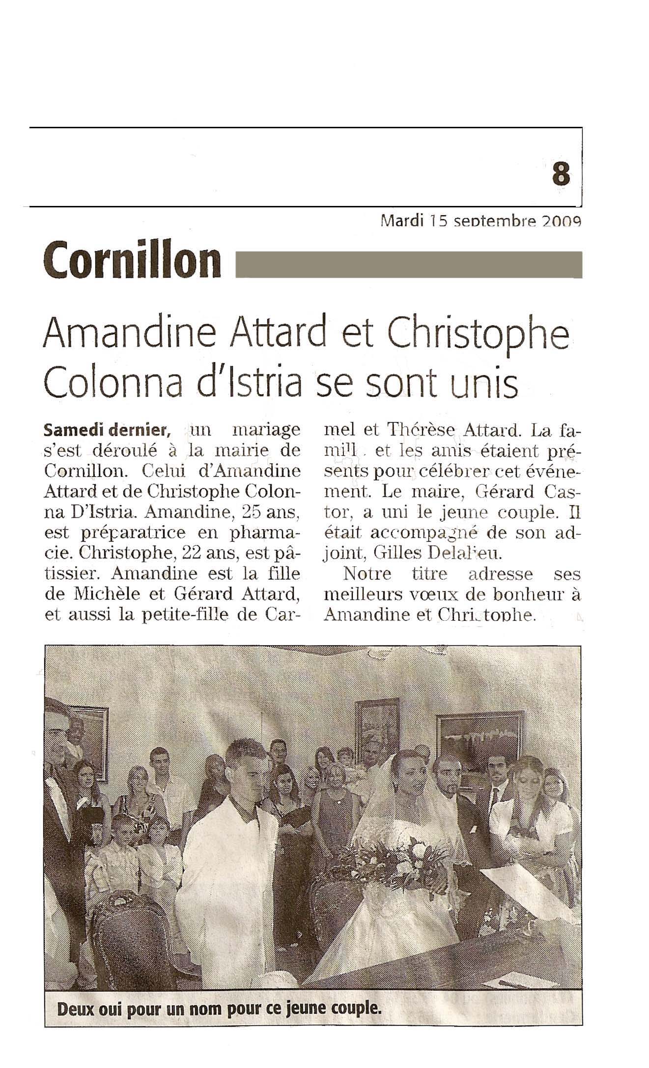 Mariage Christophe