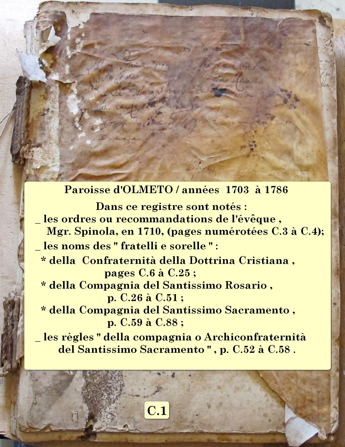 Olmeto confrérie 01