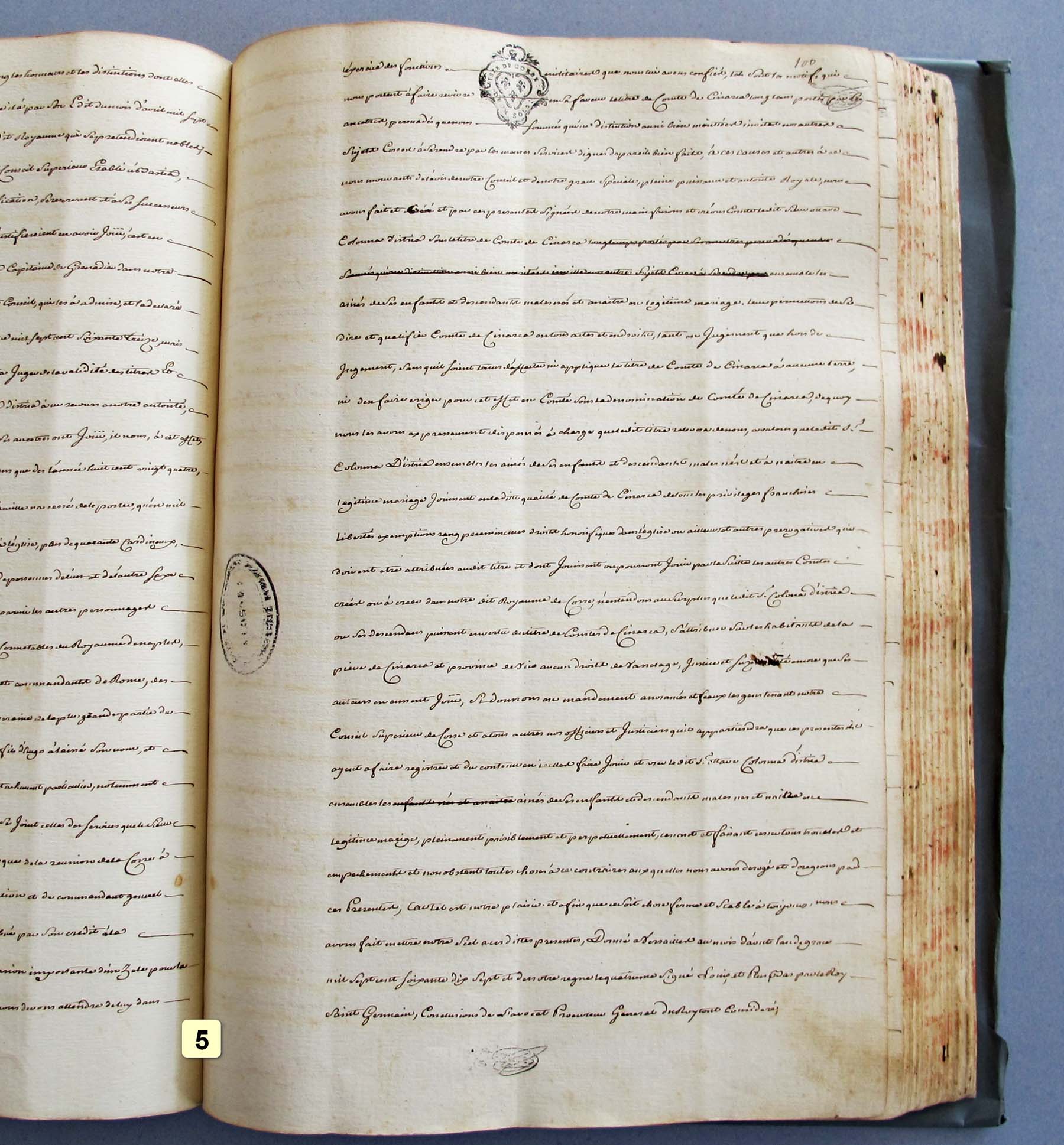 Lettre comte de Cinarca p.5